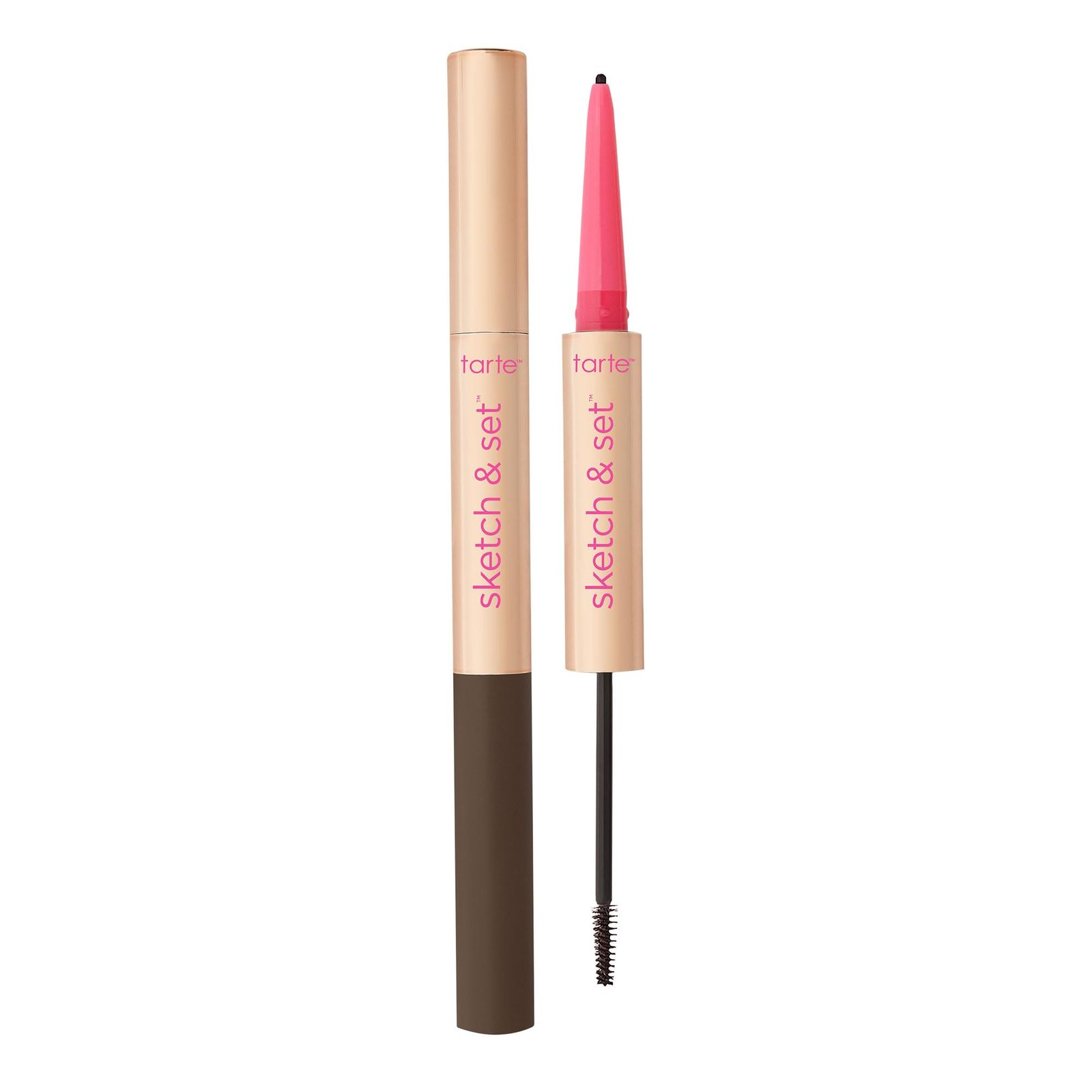 tarte big ego sketch and set brow pencil and tinted gel - black brown - ... - $14.52