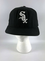 Chicago White Sox New Era 5950 Pro Model Baseball Hat Black White - Size... - £43.41 GBP