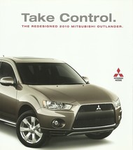 2010 Mitsubishi OUTLANDER sales brochure catalog 10 US XLS SE GT - £6.27 GBP