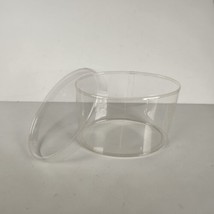 5 3/8 x 3.5 Birthday Party Giveaway Transparent Candy Oval Clear Box New... - $13.98