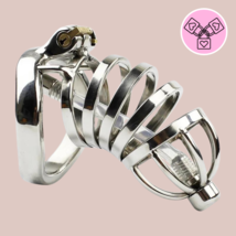 Bird Cage Horizontal Standard With Urethral Tube Metal Chastity Device - $36.83