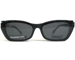 Easyclip Eyeglasses Frames EC287 Black Purple Cat Eye with Clip On Lenses - $41.88