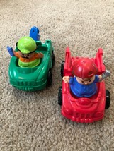 Fisher Price Little People 2 TRUCKS &amp; MECHANIC Garage Figure Vehicle *Lo... - $16.69