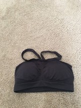 1 Pc Barely There Women&#39;s Juniors Black Sports Bra Top Flex-Fit Size Small - £23.22 GBP