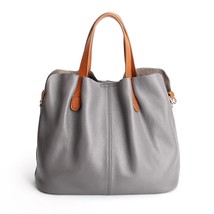 Genuine Leather handbags head layer cowhide litchi grain women handbags fashion  - £75.27 GBP
