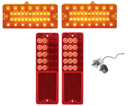 United Pacific Sequential Tail Light/Marker Lamp Set 1969-1970 Chevy Truck  - £152.79 GBP