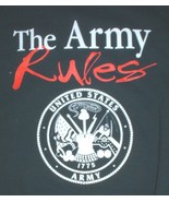 Men&#39;s poly-cotton sweatshirt &quot;The Army Rules&quot; size extra-large no hood - £23.45 GBP