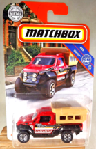 2018 Matchbox 101/125 MBX Service 20/20 TRAVEL TRACKER Red w/Chrome 6 Sp Utility - £8.65 GBP