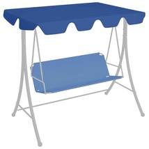 Replacement Canopy for Garden Swing Blue 188/168x145/110 cm - £22.27 GBP