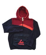 Reebok Boys Freestyle Half Zip Jacket Navy XL 14-16 hoodie - $271.69 MXN