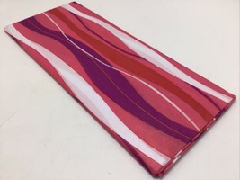 Tissue Paper Printed Valentine&#39;s Day Wavy Pink Red 20&quot; x 26&quot; Package 5 S... - £7.01 GBP