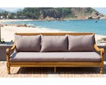 Safavieh Outdoor Collection Pasadena Brown /Taupe Acacia Wood Cushioned ... - £853.31 GBP