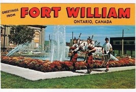 Ontario Postcard Fort William Paterson Park - £2.32 GBP