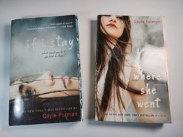 Gayle Forman Book Lot - 2 Books - If I Stay &amp; Where She Went Paperbacks  - $8.79