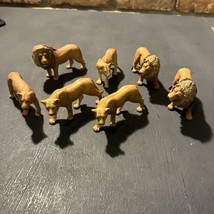 Lot Of 6 Lion And Lioness Schleich 2006, 2007, &amp; 2014 Toy Figurines - £17.34 GBP