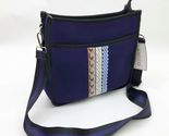 Jen &amp; Co. Jolee Neoprene Boho Blue Cross Body Bag 12x11x3.5 inches - $29.69