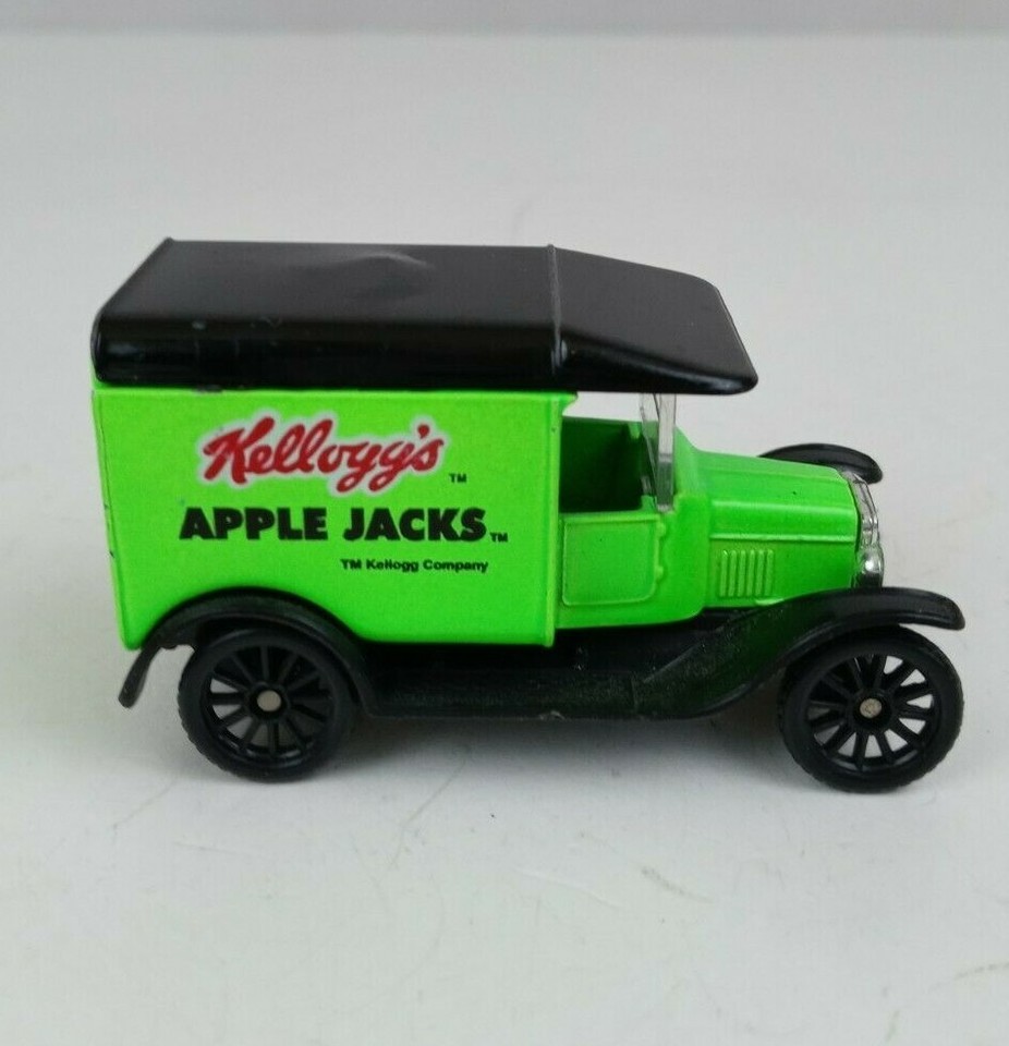 1989 MATCHBOX 1921 MODEL T FORD KELLOGG&#39;S APPLE JACKS 1:52 DIECAST CAR - $3.95