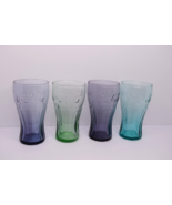Set of 4 Colored Coca Cola Glasses Tumblers 16oz - €14,39 EUR