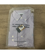 NWT Charles Tyrwhitt Oxford Shirt Small Slim Fit Casual Button Down Pink... - $415.71 MXN