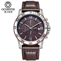  Men&#39;s Quartz Watch - Waterproof Chronograph Wristwatch LK733236618381 - £30.71 GBP