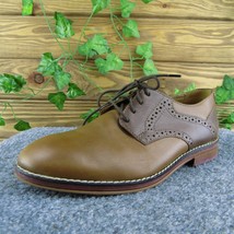 Johnston &amp; Murphy Boys Saddle Oxfords Shoes Dress Brown Leather Lace Up ... - $24.75