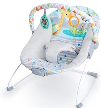 Bright Starts Baby Bouncer Soothing Vibrations Infant Seat - Removable-T... - £31.27 GBP