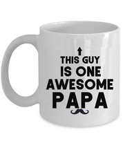 This Guy is One Awesome Papa Coffee Mug Funny Vintage Cup Christmas Gift For Dad - £12.48 GBP+
