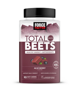 Force Factor Total Beets, Beet Root Superfood Soft Chews, Acai Berry (90... - £24.88 GBP