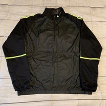 Nike Golf 1/4 Zip Jacket Mens Size Medium Black Pullover Windbreaker Golf 582787 - £15.49 GBP