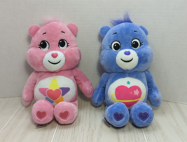 Care Bears True Heart Daydreamer basic Fun 10-11" pink purple plush tedd... - $29.69