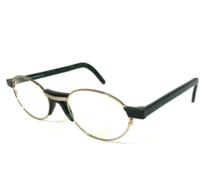 Vintage Robert La Roche Eyeglasses Frames Mod.528 Black Green Gold 49-19-135 - £51.05 GBP