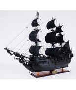 Pirate Ship Model Watercraft JACK Black Pearl Boats Sailing Dark Paint S... - £902.61 GBP