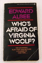 1983 Signet Play Edward Albee Who&#39;s Afraid Of Virginia Woolf? Vintage Paperback - $15.00