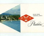 Plantation Inn Brochure Ocho Rios Jamaica B W I  1950&#39;s - £31.11 GBP