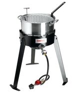 Bayou Classic 2212 Aluminum Outdoor Fish Cooker, Black and Silver - €125,44 EUR
