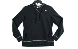 Puma Dry Cell Hoodie Women&#39;s Sz L Black Hooded Activewear Long Sleeve Sportswear - £20.54 GBP