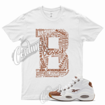 BLESSED T Shirt for Question Mid Mocha Toe Ftwr White Brush Brown 1 Candy - £20.49 GBP+