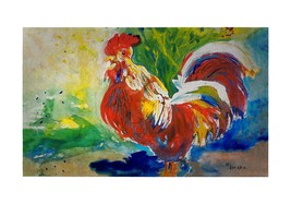 Betsy Drake Red Rooster 30 X 50 Inch Comfort Floor Mat - £69.65 GBP