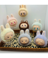 Labubu The Monsters Exciting Macaron Plush Dolls Toy Head Keychain Blind... - $29.78+