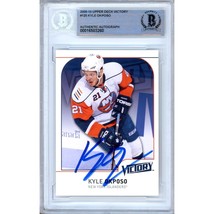 Kyle Okposo New York Islanders Auto 2009-10 UD Victory Hockey Signed BAS Auth NY - $59.99