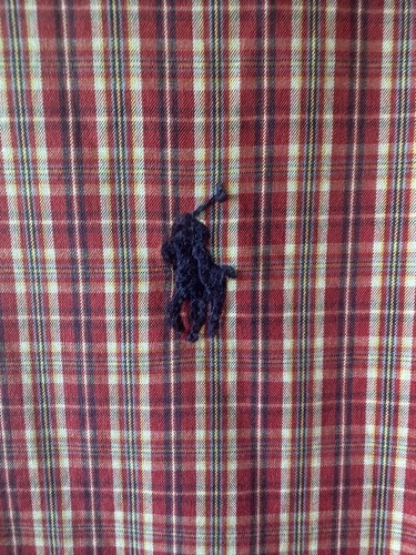 Ralph Lauren Cotton Red Check Button Down Shirt SZ M NWOT Item image 3