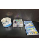 Lot of 46 Assorted Bland DVD-R Recordable Discs - £19.47 GBP