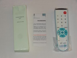 CLEAN REMOTE CR1 Universal TV Remote Control Spillproof Easily Sanitized Excelle - £7.53 GBP