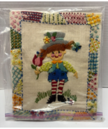 Long Stitch Pippi Longstocking VINTAGE 1976 Wall Tapestry Art - $16.28 CAD