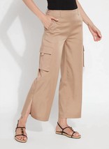 Lysse calypso ankle cargo pant in Tanned - $98.00