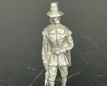 Plymouth Pewter John Alden Pilgrim 3” Figurine - $10.00