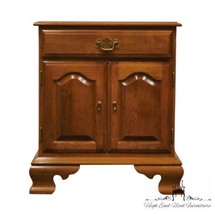 ETHAN ALLEN Heirloom Nutmeg Maple Colonial Early American 23&quot; Cabinet Nightst... - £641.02 GBP
