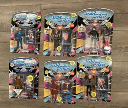 Star Trek Next Generation Action Figure Lot Of 6 Dr. Noonian Soong - $120.00