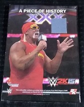NEW WWE 2K15 Hulkamania Edition Exclusive HULK HOGAN 5x6&quot; Collectable Plaque - £21.00 GBP