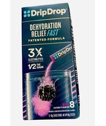 DripDrop Electrolyte Powder For Dehydration Relief BERRY 8 STICKS EXP 2028 - $20.33 CAD